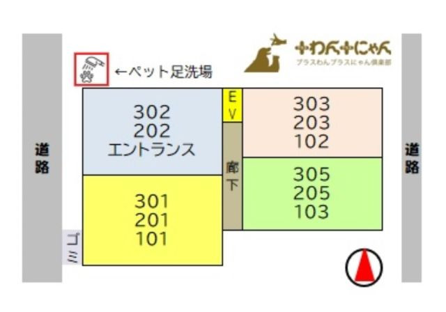 ＡＩグランディール中央林間　配置図